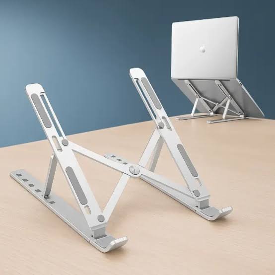 Aluminum Alloy Laptop Holder Stand Adjustable Foldable Portable