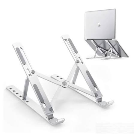 Aluminum Alloy Laptop Holder Stand Adjustable Foldable Portable
