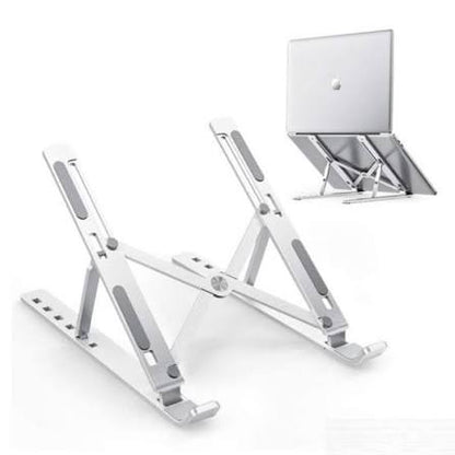 Aluminum Alloy Laptop Holder Stand Adjustable Foldable Portable
