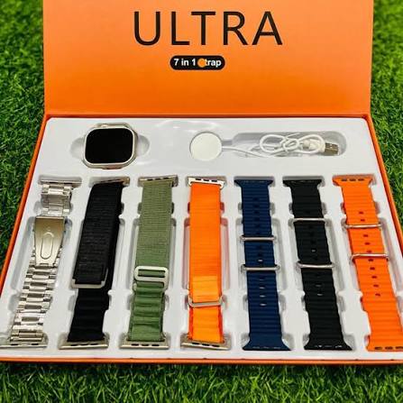 Hi Watch Pro Ultra Smartwatch – 7-in-1 Strap Bundle