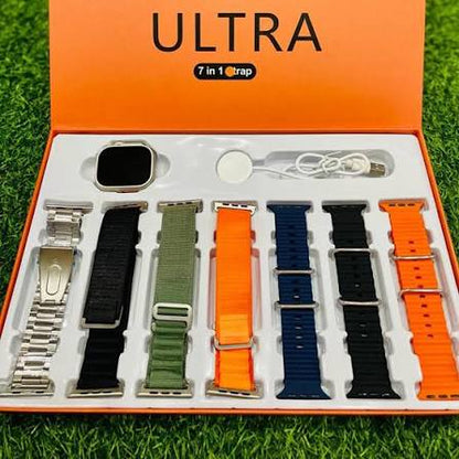 Hi Watch Pro Ultra Smartwatch – 7-in-1 Strap Bundle