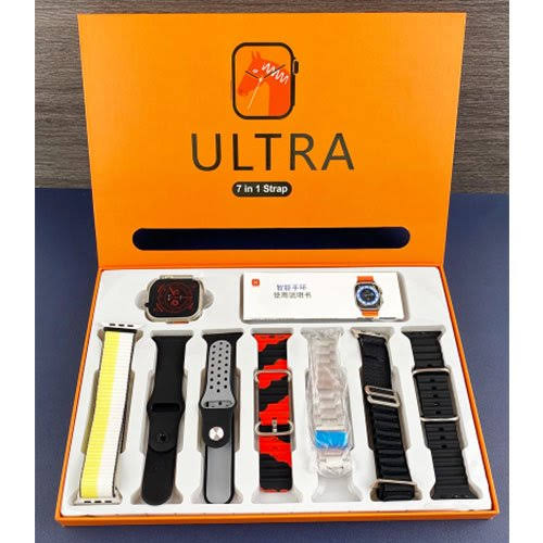Hi Watch Pro Ultra Smartwatch – 7-in-1 Strap Bundle