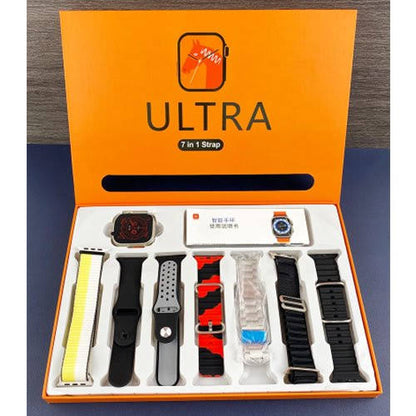 Hi Watch Pro Ultra Smartwatch – 7-in-1 Strap Bundle