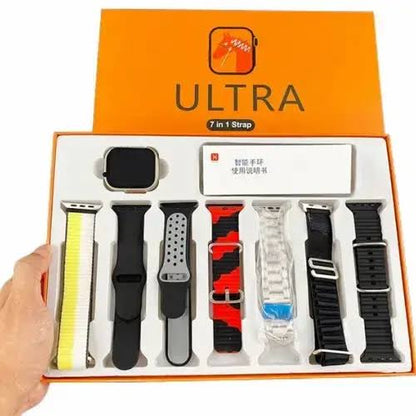 Hi Watch Pro Ultra Smartwatch – 7-in-1 Strap Bundle