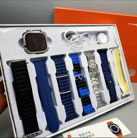 Hi Watch Pro Ultra Smartwatch – 7-in-1 Strap Bundle