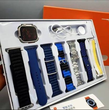 Hi Watch Pro Ultra Smartwatch – 7-in-1 Strap Bundle
